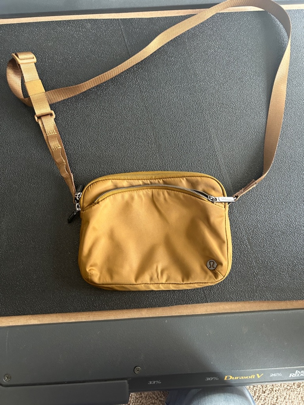 Lululemon city adventurer camel Crossbody Bag for Men - Compact Everyday Carry
